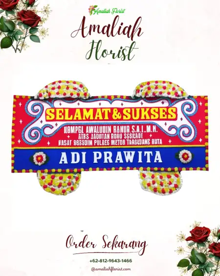 Papan Bunga Ucapan Selamat Jayasampurna
